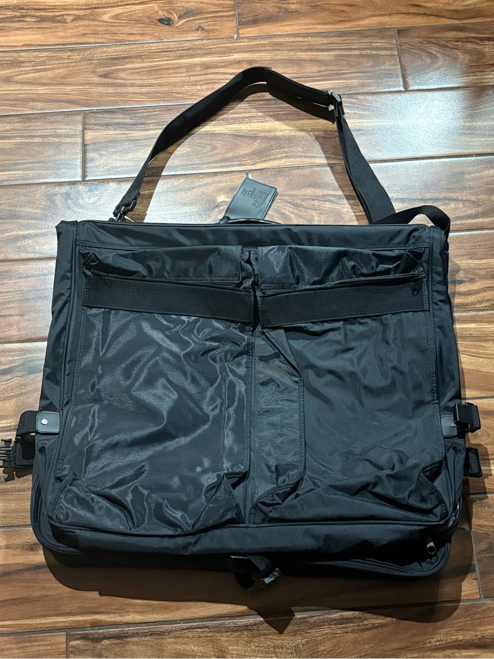 The Sharper Image black Garment Bag